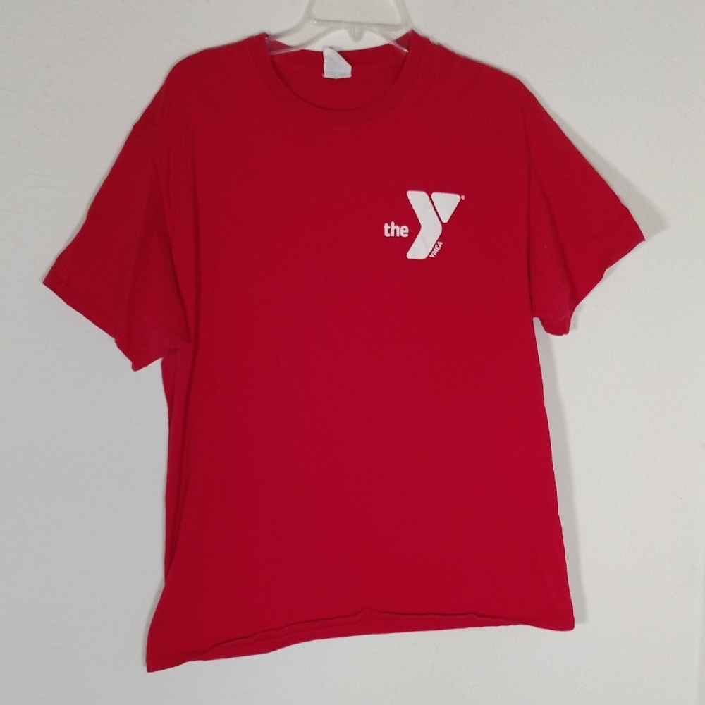 YMC Bold Red Tee with Logo
